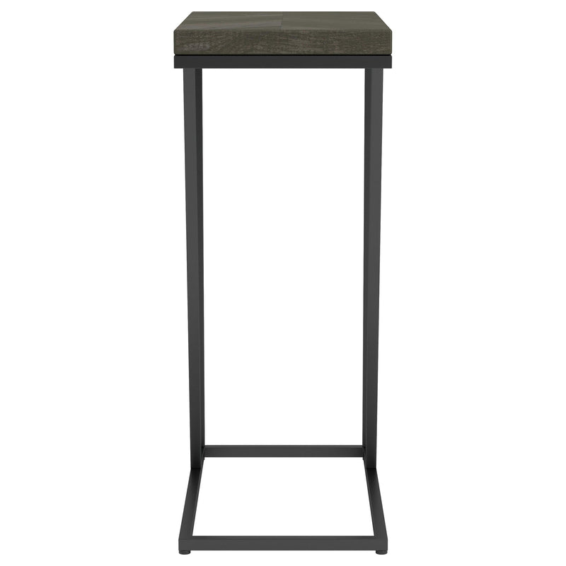 Sergio Engineered Wood C-Shaped Sofa Side Table