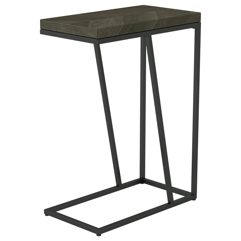 Sergio Engineered Wood C-Shaped Sofa Side Table
