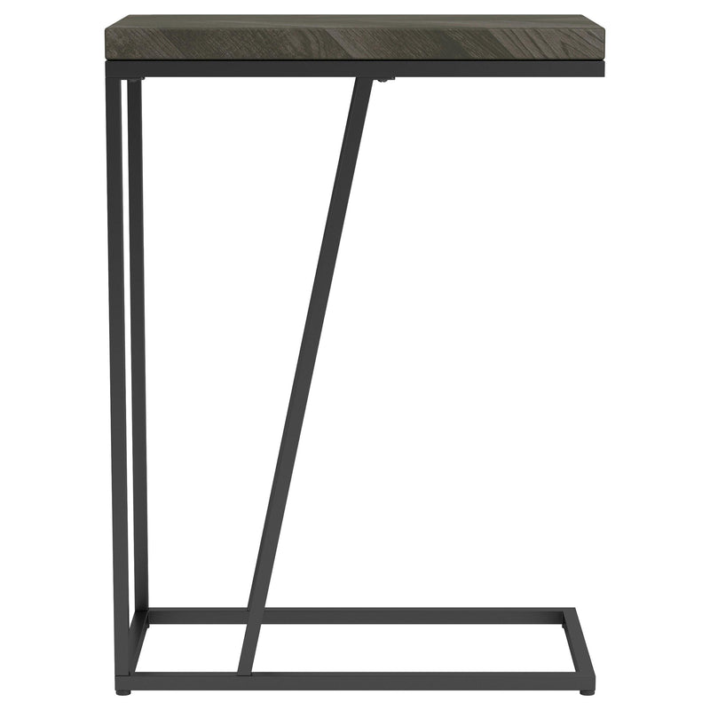Sergio Engineered Wood C-Shaped Sofa Side Table