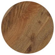 Aureo Round Solid Wood Accent Side Table Wild Honey - detail 4