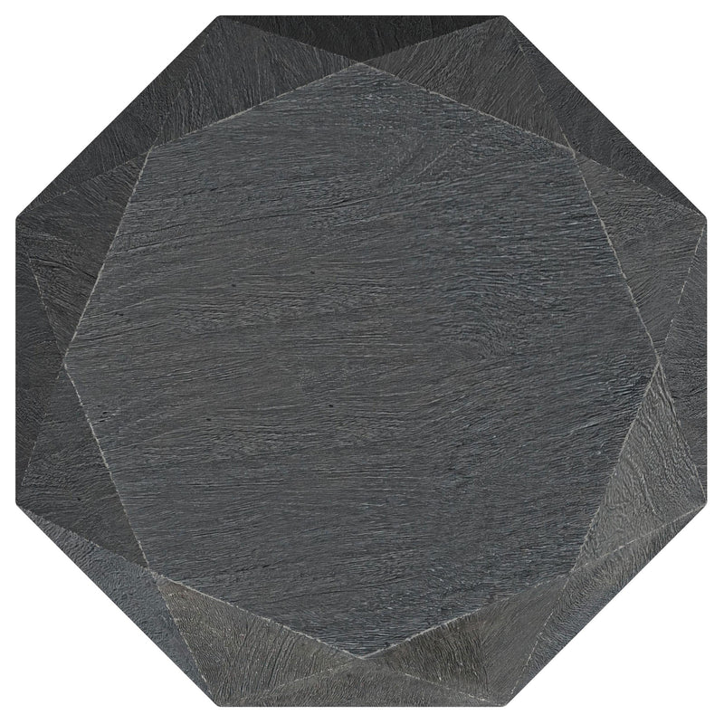 Jacinto Octagonal Solid Mango Wood Side Table