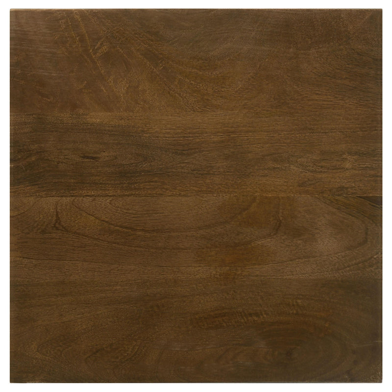 Heitor Square Wood Top Accent Side Table