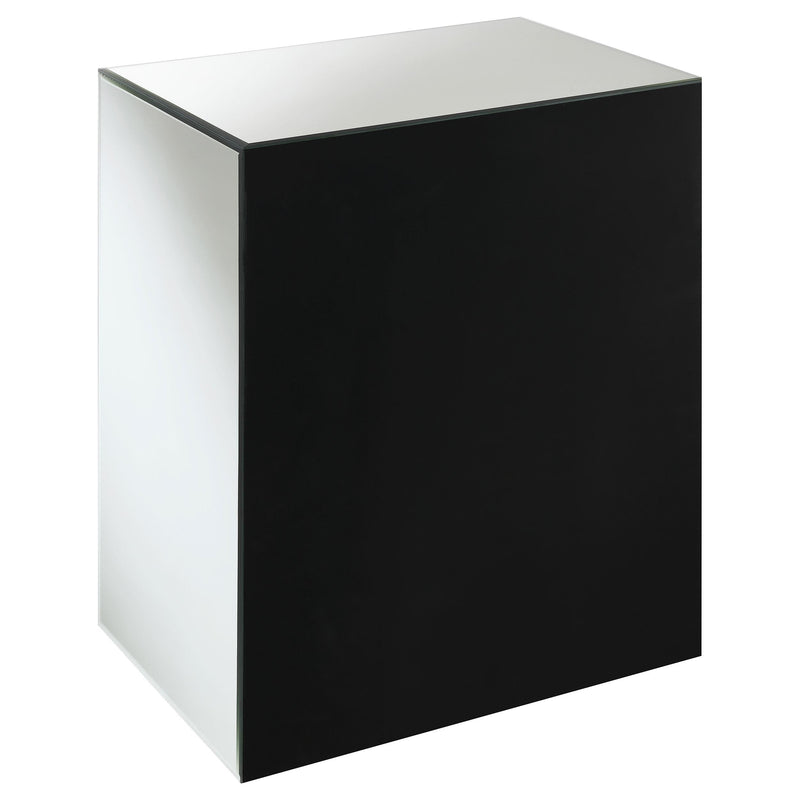 Coquette 1-drawer Mirrored Accent Side Table