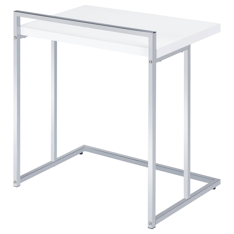 Dani Rectangular C-Shaped Sofa Side Table