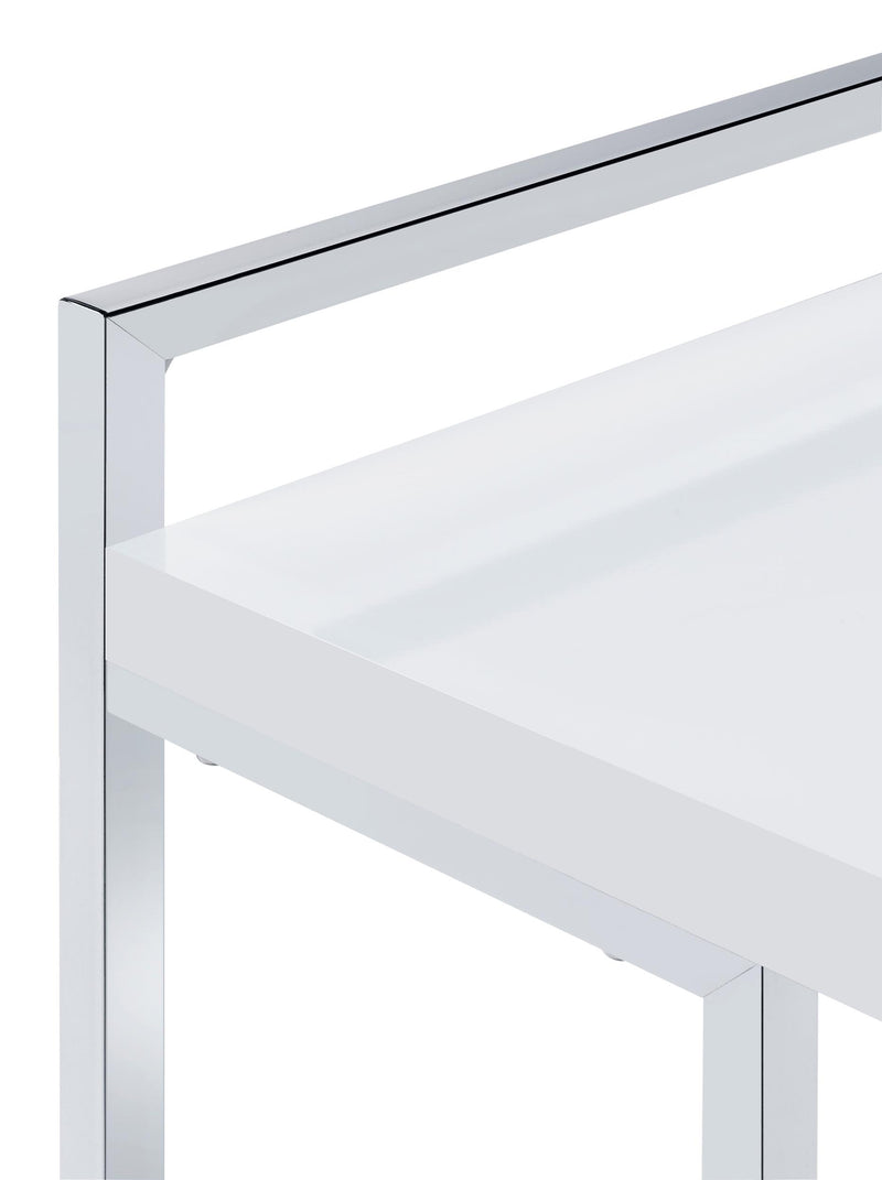 Dani Rectangular C-Shaped Sofa Side Table