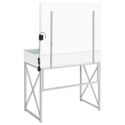 Eliza Vanity Set with Lighting & Stool White and Chrome - detail 7