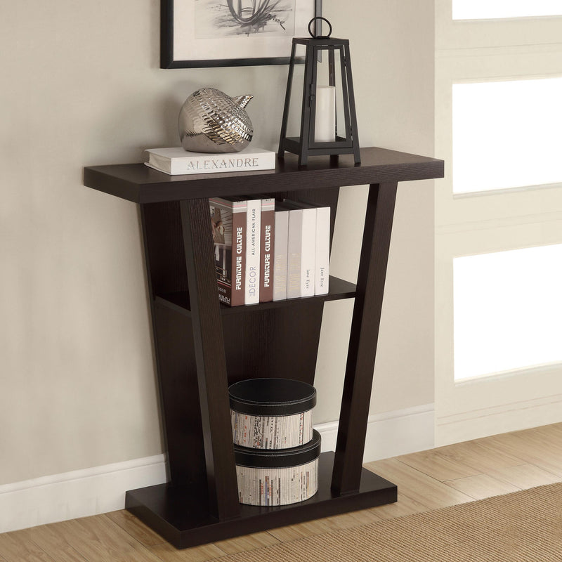 Evanna 2-shelf Engineered Wood Console Table