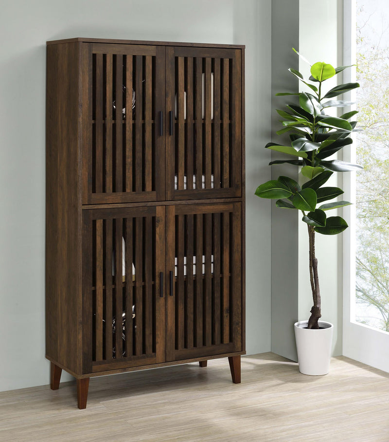 Elouise 4-door Engineered Wood Tall Accent Cabinet