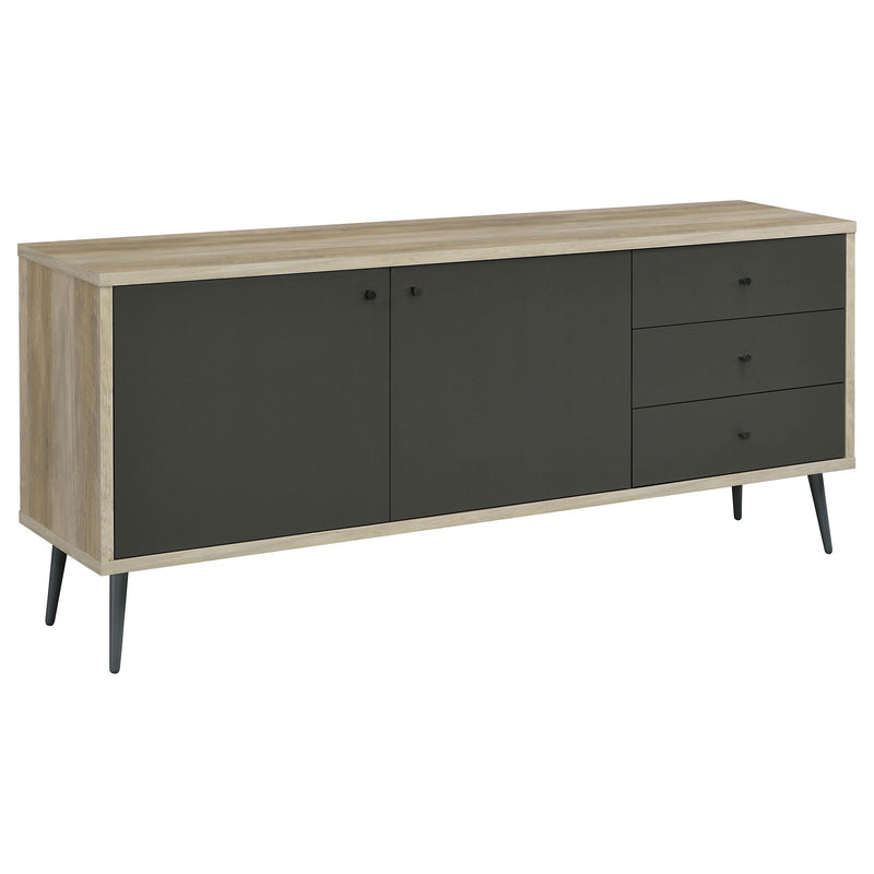 Maeve 2-door Engineered Wood Cabinet Antique Pine and