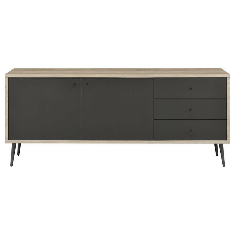 Maeve 2-door Engineered Wood Cabinet Antique Pine and