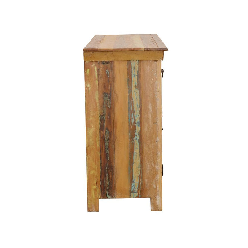 Harper 3-door Solid Reclaimed Wood Accent Cabinet