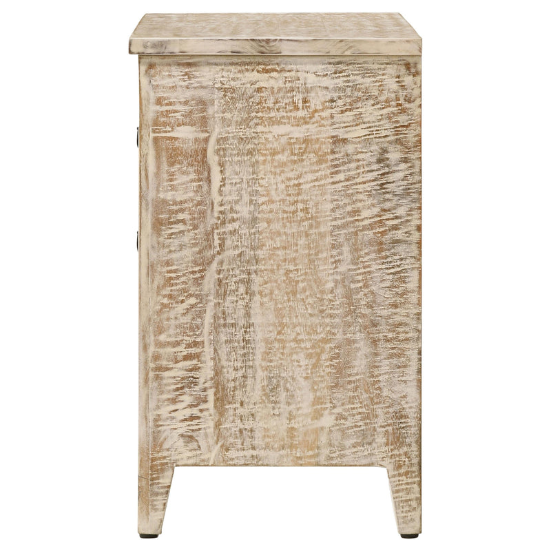 Mariska 3-drawer Wood Mandala Cabinet