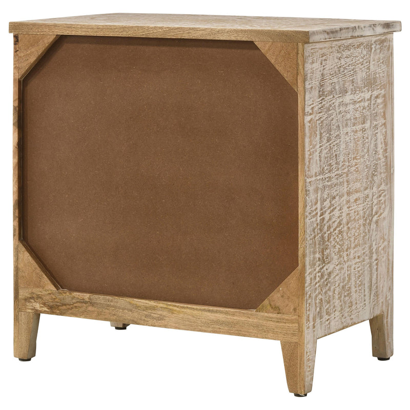 Mariska 3-drawer Wood Mandala Cabinet