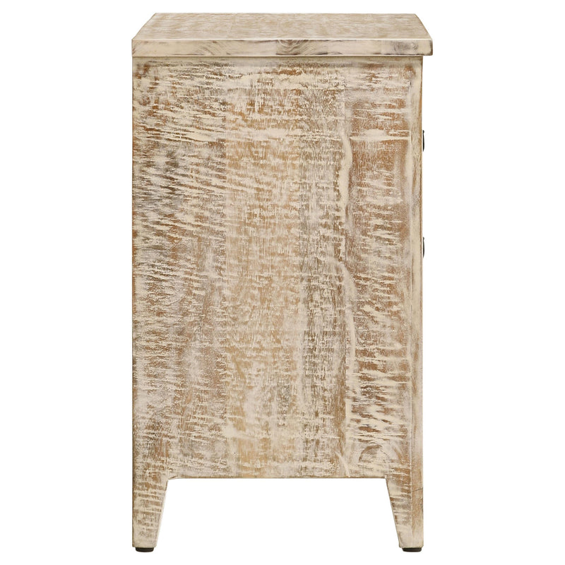Mariska 3-drawer Wood Mandala Cabinet
