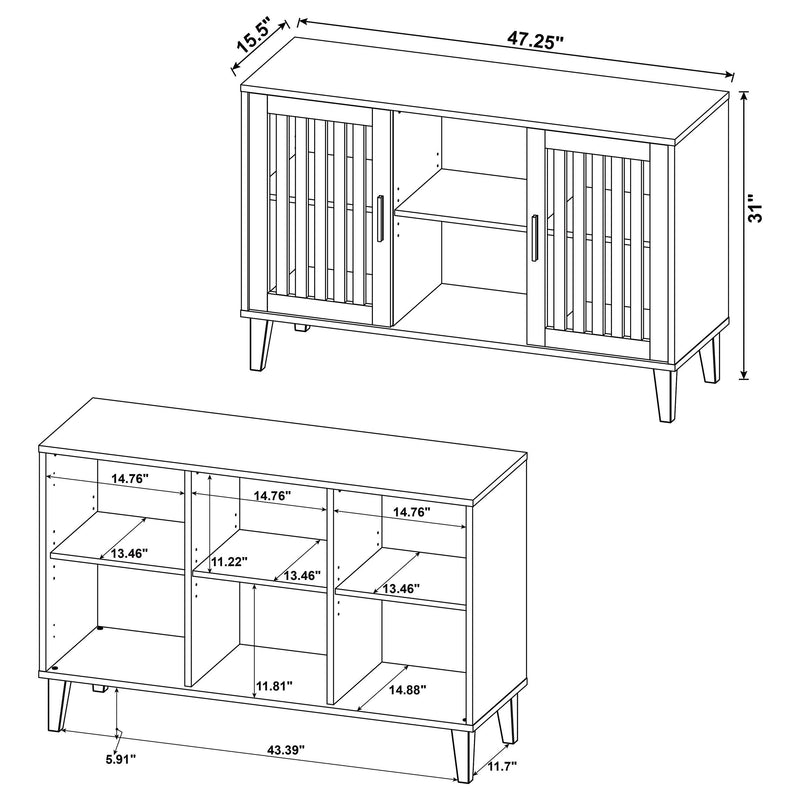 Torin 2-door Engineered Wood Accent Cabinet
