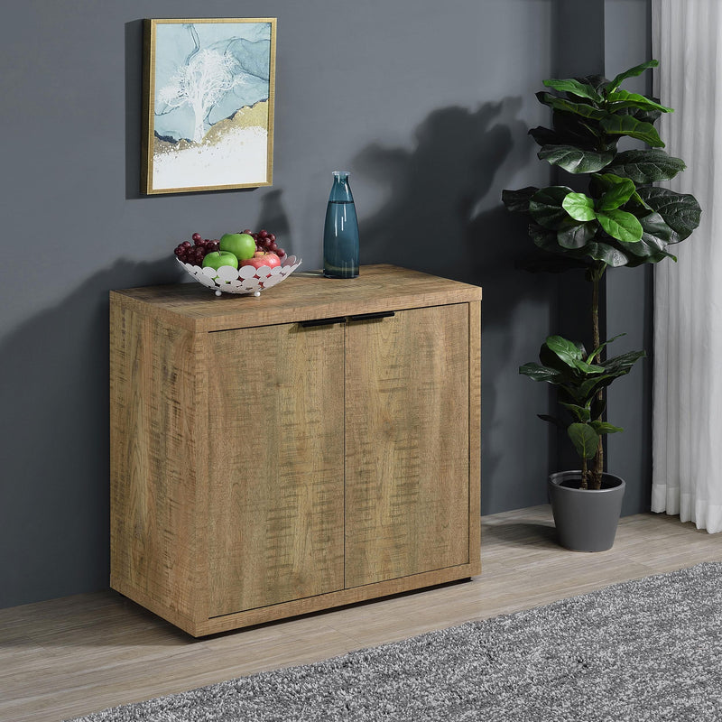 Pepita 2-door Engineered Wood Accent Cabinet Mango