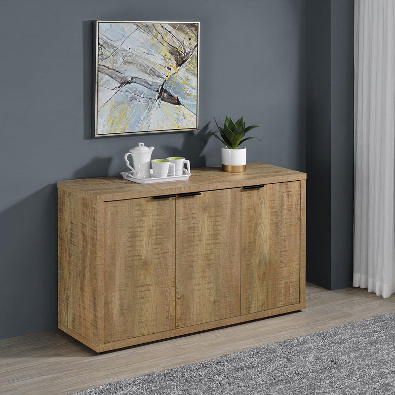 Pepita 3-door Engineered Wood Accent Cabinet Mango