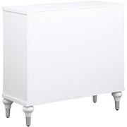 Cardella 2-door Mandala Accent Cabinet Distressed White - detail 7