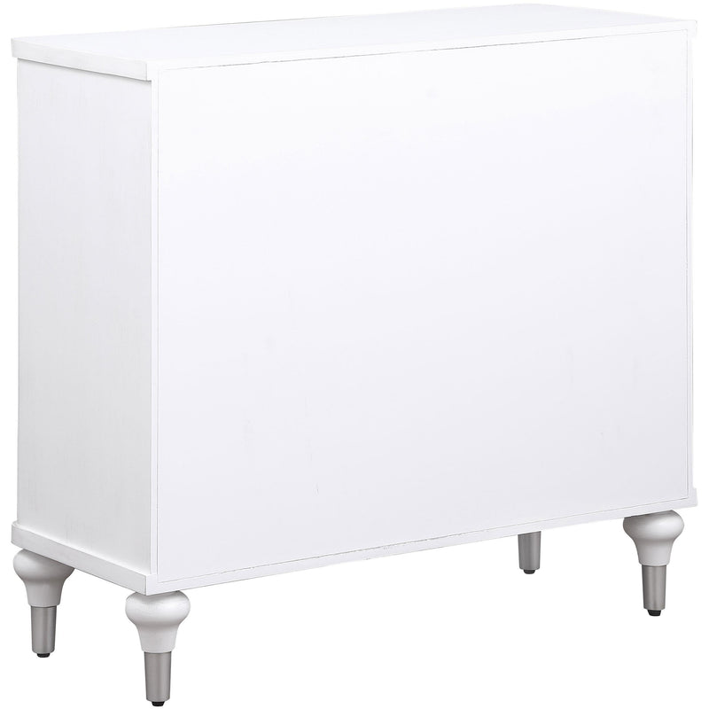 Cardella 2-door Mandala Accent Cabinet Distressed White - detail 7