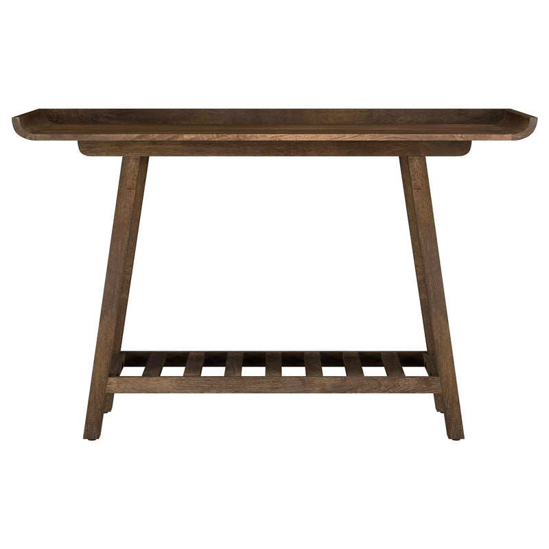 Ornelas 46-inch Console Table with Slatted Shelf