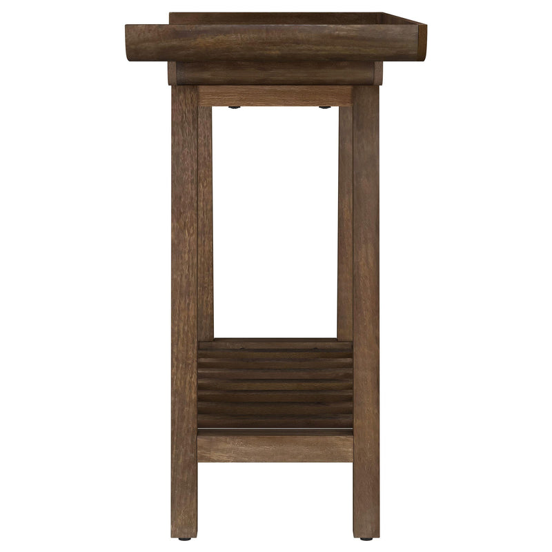 Ornelas 46-inch Console Table with Slatted Shelf