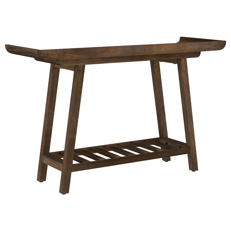 Ornelas 46-inch Console Table with Slatted Shelf