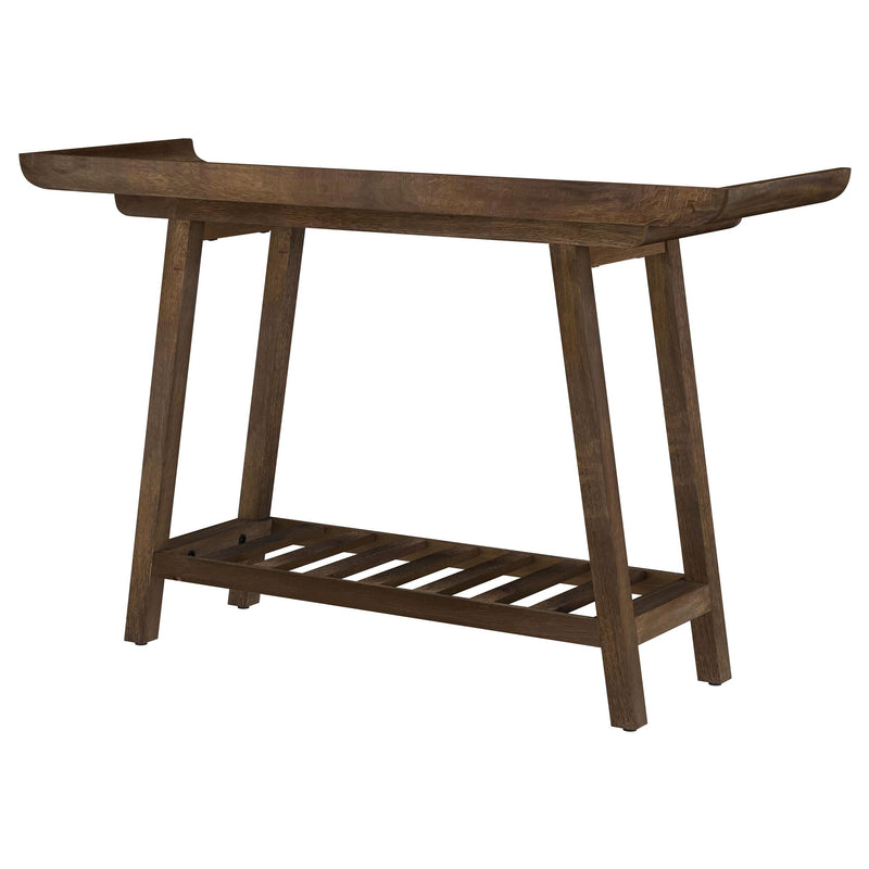 Ornelas 46-inch Console Table with Slatted Shelf
