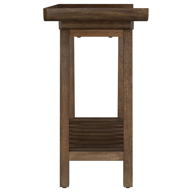 Ornelas 46-inch Console Table with Slatted Shelf