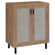 Teller 2-door Shoe Storage Cabinet Natural Oak - alternate view