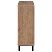 Teller 2-door Shoe Storage Cabinet Natural Oak - detail 6