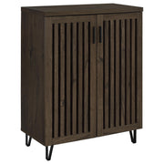Brixton 2-door Entryway Shoe Storage Cabinets Smoked Oak - alternate view
