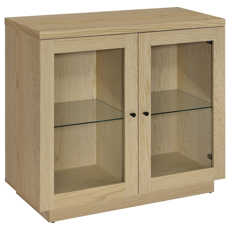 Tilbury 2-door Glass Front Accent Display Cabinet