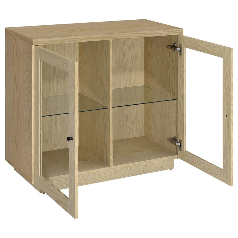 Tilbury 2-door Glass Front Accent Display Cabinet
