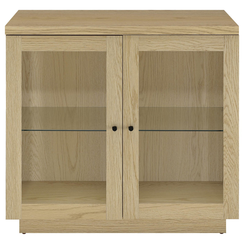 Tilbury 2-door Glass Front Accent Display Cabinet