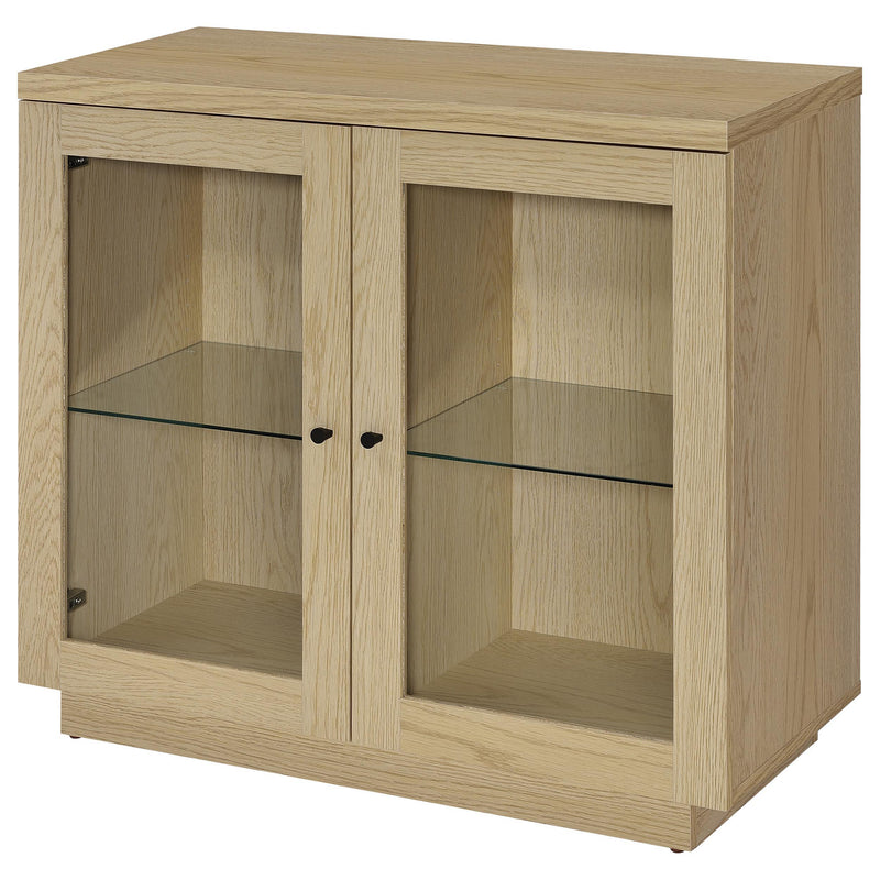Tilbury 2-door Glass Front Accent Display Cabinet
