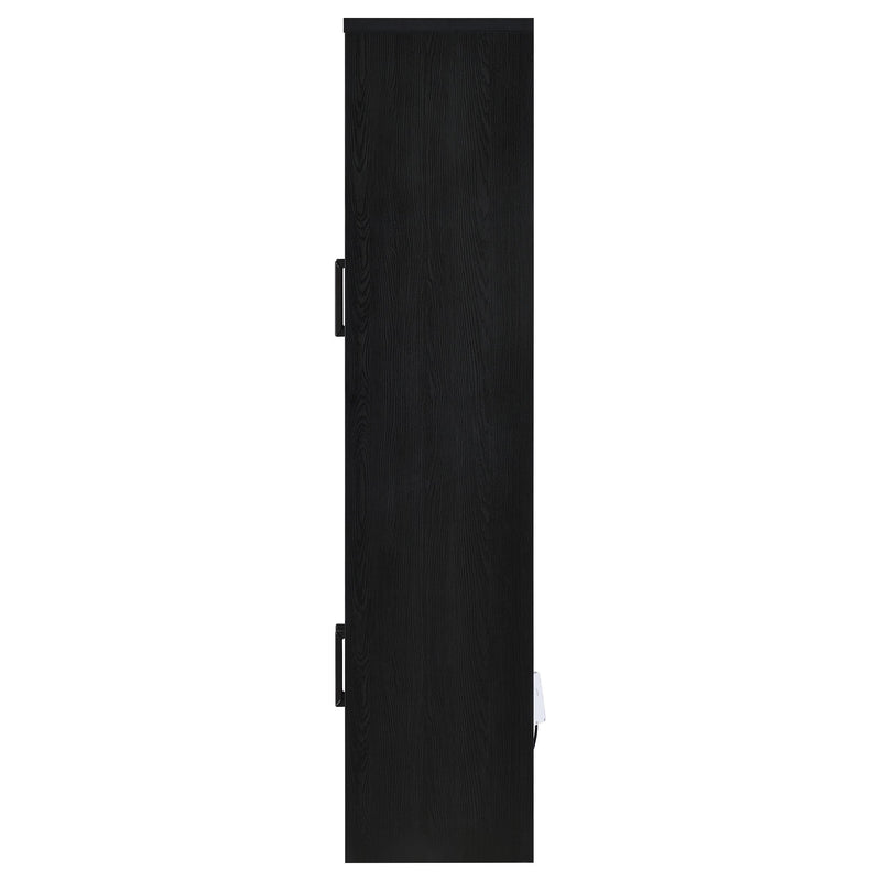 Riva 4-door Tall Accent Display Cabinet LED Lighting