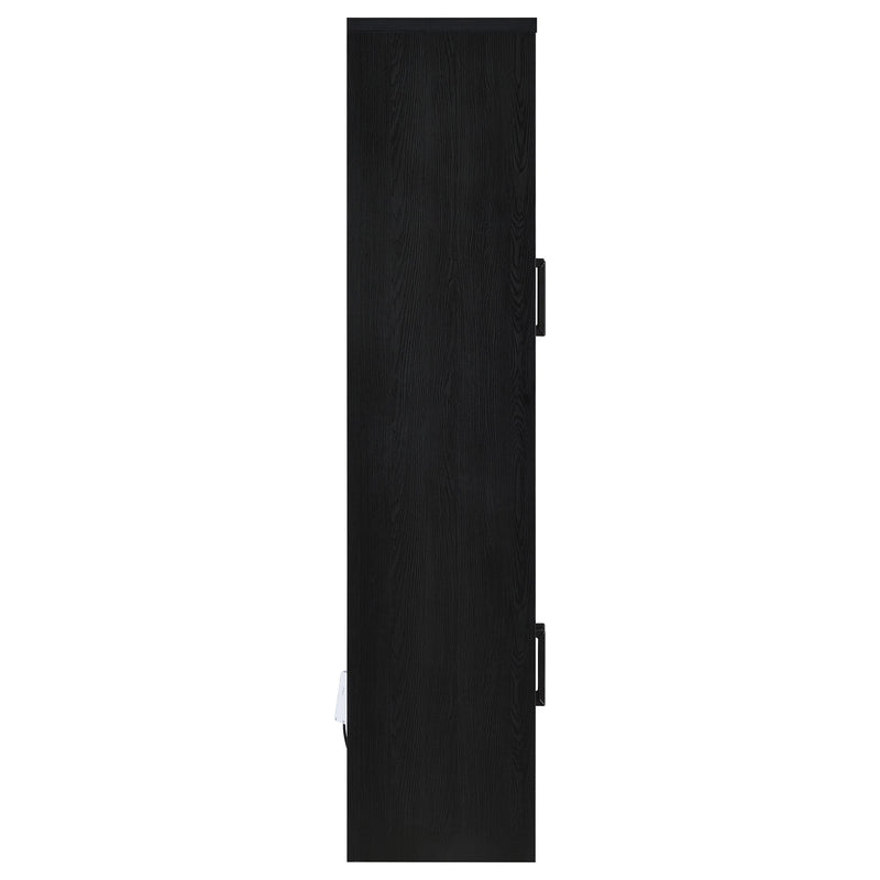 Riva 4-door Tall Accent Display Cabinet LED Lighting