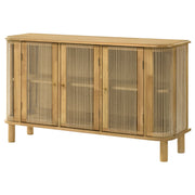 Ervine 3-Door Rope Panel Sideboard Accent Storage Cabinet Natural - detail 5