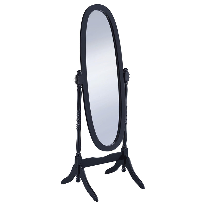 Foyet Wood Adjustable Full Length Cheval Mirror Black - alternate view