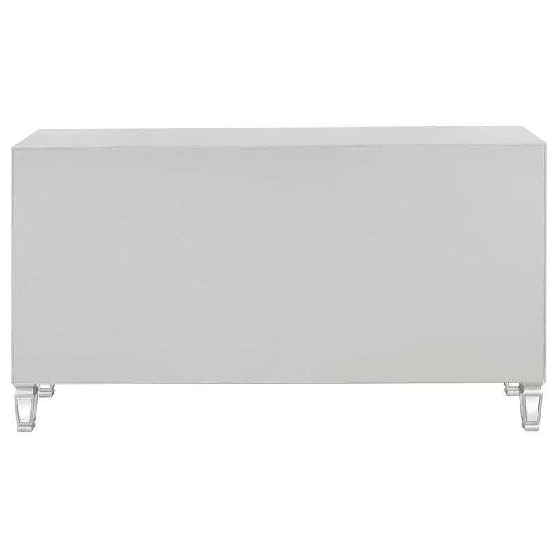 Leticia 3-drawer Mirrored Storage Accent Cabinet
