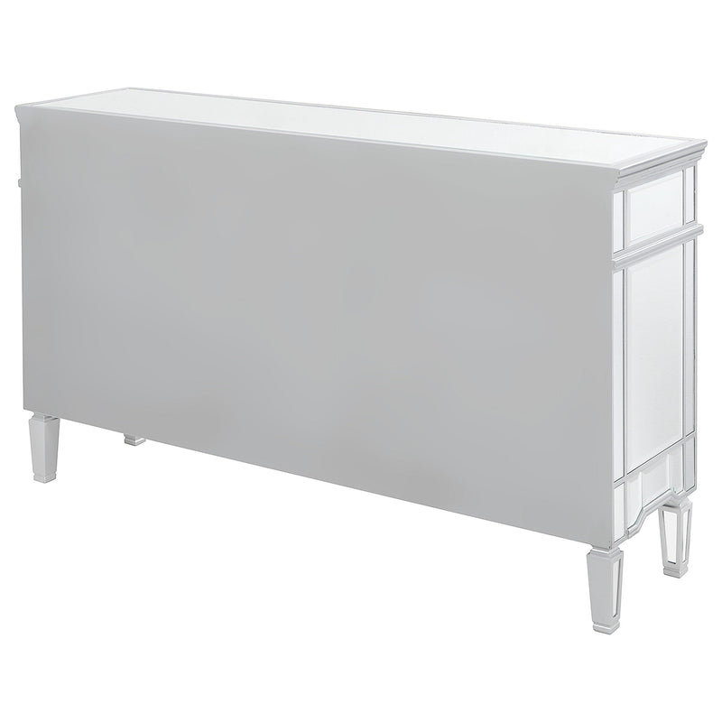 Duchess 5-drawer Mirrored Storage Accent Cabinet