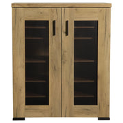 Bristol 6-shelf Engineered Wood Shoe Cabinet Golden Oak - detail 3