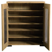Bristol 6-shelf Engineered Wood Shoe Cabinet Golden Oak - detail 4