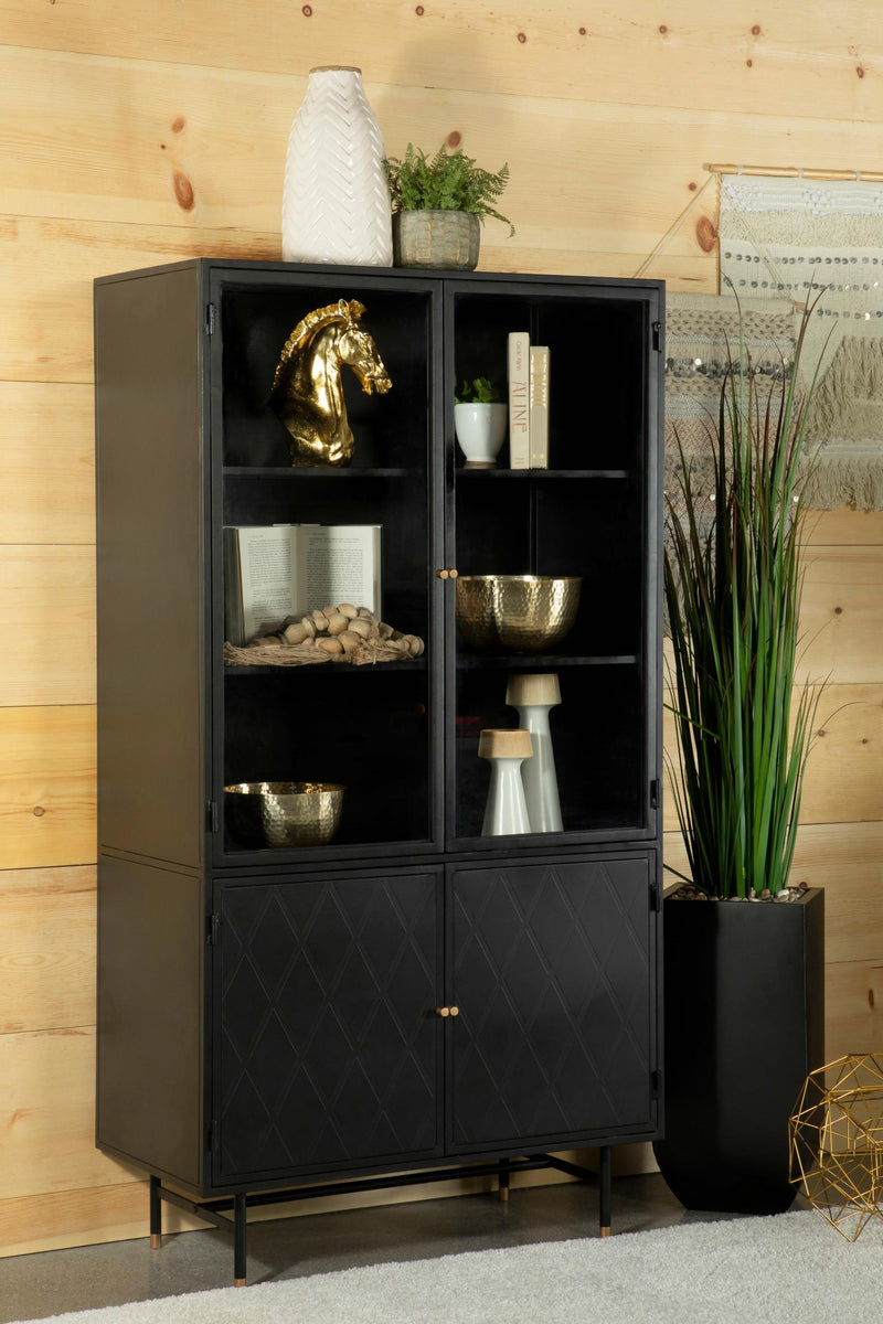 Santiago 4-door Metal Tall Storage Cabinet