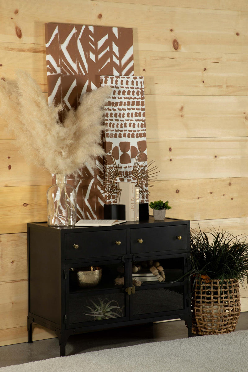 Sadler 2-drawer Metal Accent Storage Cabinet