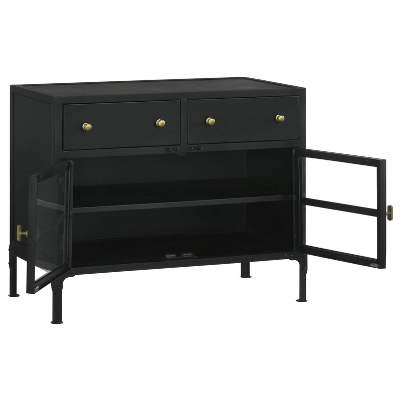 Sadler 2-drawer Metal Accent Storage Cabinet