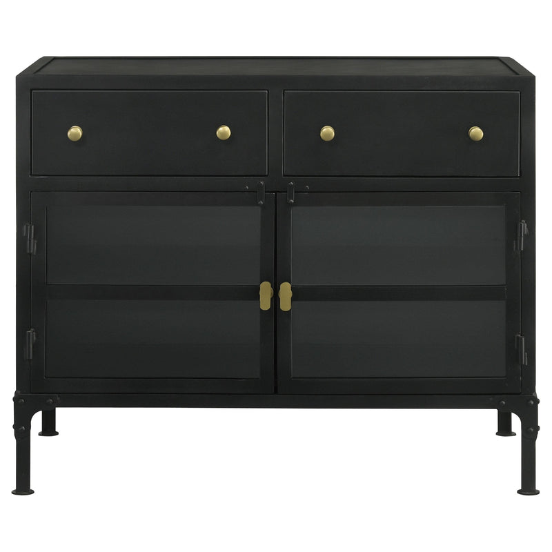 Sadler 2-drawer Metal Accent Storage Cabinet