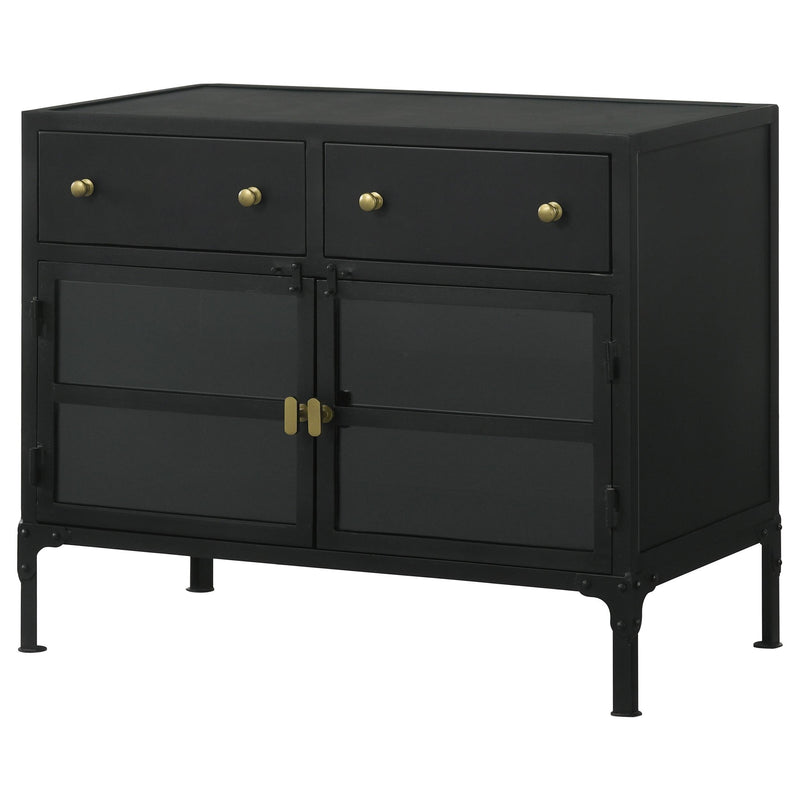 Sadler 2-drawer Metal Accent Storage Cabinet