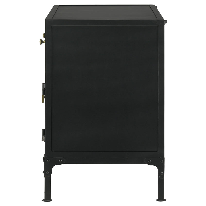Sadler 2-drawer Metal Accent Storage Cabinet