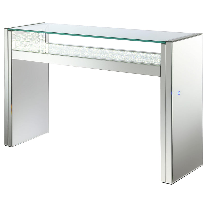 Edna Mirrored Console Table LED Lighting